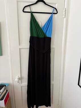 STAUD | Dresses | Staud Gianna Halter Maxi Dress In Orange | Poshmark